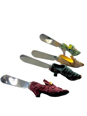 Boston Warehouse Fancy Feet Spreaders Set of 4 - Retro Vintage Style Shoes -NIB
